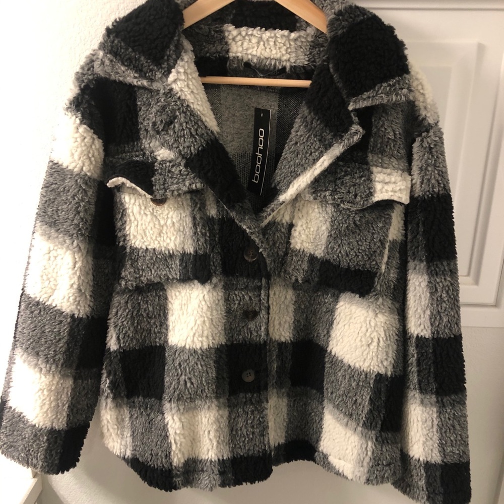 Boohoo Teddy Shacket